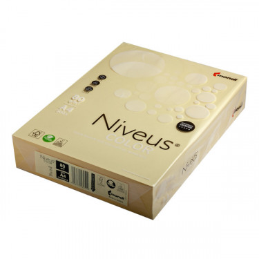 Папір офісний А4, 80 г/м2, 500 арк, жовтий Niveus Color (9003974460529)