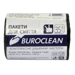 Пакеты для мусора 35 л, 100 шт, черные BuroClean (4823078910622)