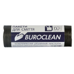 Пакеты для мусора 60 л, 40 шт, черные BuroClean (4823078910653)