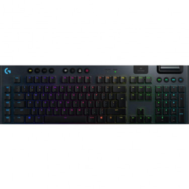 Клавіатура бездротова G915 Lightspeed RGB Gaming Tactile Switch, чорна Logitech (920-008909)