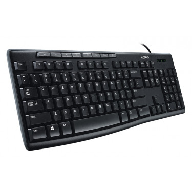 Клавіатура USB K200 Media Keyboard RU Logitech (920-008814)