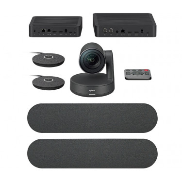 Веб-камера (webcam) Rally Plus Ultra HD Dual Spraker Conference Cam Logitech (960-001224)