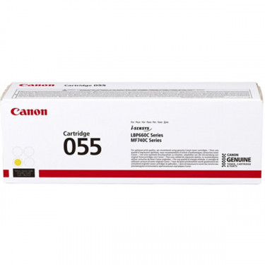 Картридж 055 жовтий Canon (3013C002)
