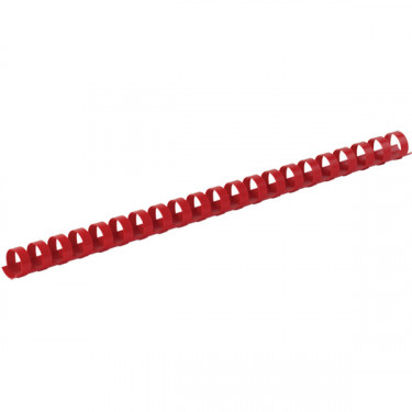 Пружини пластикові d 10 мм, 55 арк, 100 шт, червоні Buromax (BM.0502-05)