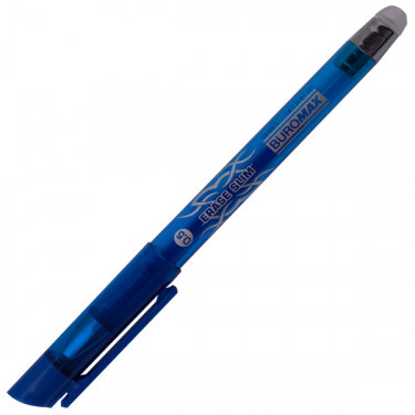 Ручка гелева Пиши-стирай 0.5 мм, синя Erase Slim Buromax (BM.8300-01)