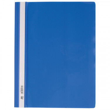 Швидкозшивач пластиковий А4, глянцевий, синій Buromax (BM.3311-02)