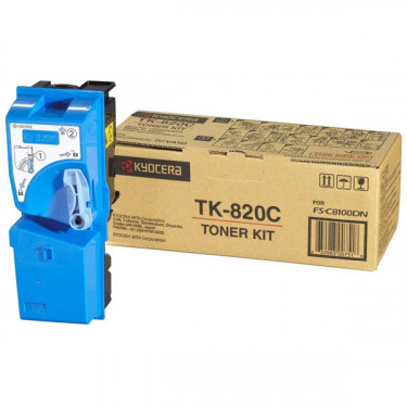 Тонер картридж TK-820 блакитний Kyocera Mita (1T02HPCEU0)
