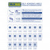 Етикетки самоклеючі А4, 105х37.1 мм, 16 на листі, 100 арк, білі Buromax (BM.2834) Фото 1
