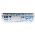 Пакет-майка в рулоне, 22 х 45 см, 7 мкм, 100 шт BuroClean (4823078975904)