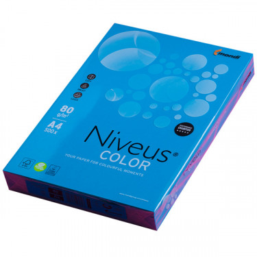 Папір офісний Niveus Color А4, 80 г/м2, Int DB49, 500 листів, темно-синій Mondi (9003974460697)