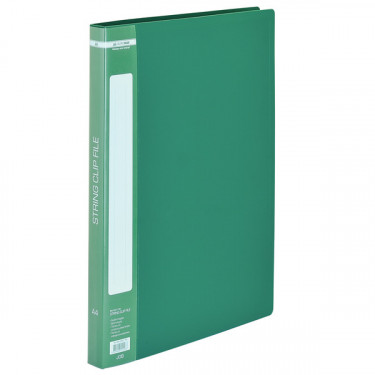 Папка пластикова, A4, з пружинним швидкозшивачем, зелена Buromax (BM.3407-04)
