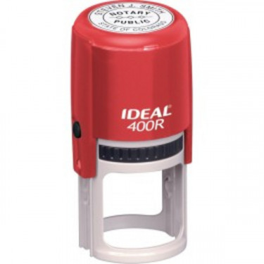 Оснастка для круглої печатки Ideal 400R D40 мм, червона/сіра Trodat (400R/красн-сер)