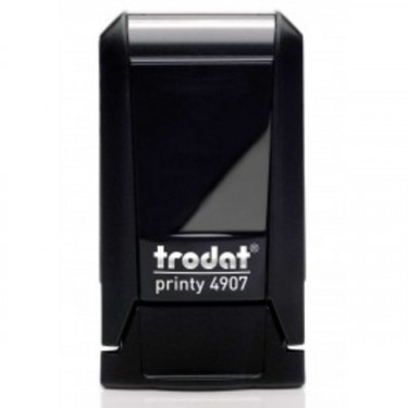 Оснастка для прямокутної печатки Printy 4907 13х6 мм, чорна Trodat (4907/черн)