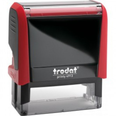 Оснастка для прямокутної печатки Printy 4913 58х22 мм, червона Trodat (4913/P4/крас)