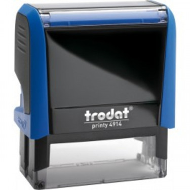 Оснастка для прямокутної печатки Printy 4914 64х26 мм, синя Trodat (4914/P4/син)