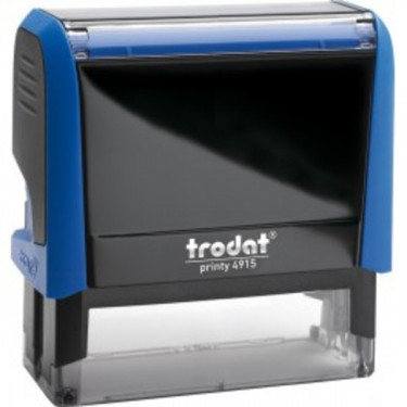 Оснастка для прямокутної печатки Printy 4915 70x25 мм, синя Trodat (4915/P4/син)