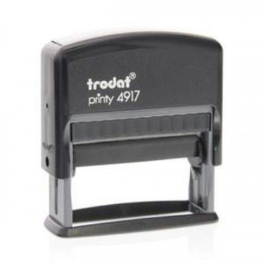 Оснастка для прямокутної печатки Printy 4917 50x10 мм, чорна Trodat (4917/черн)