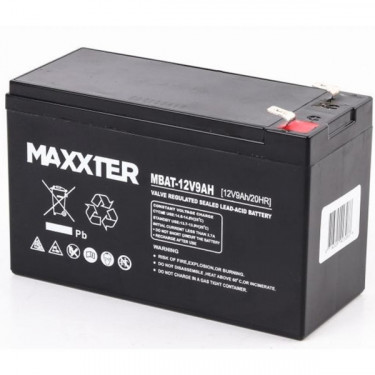 Акумулятор для ДБЖ 12 V, 9 Ah Maxxter (MBAT-12V9AH)