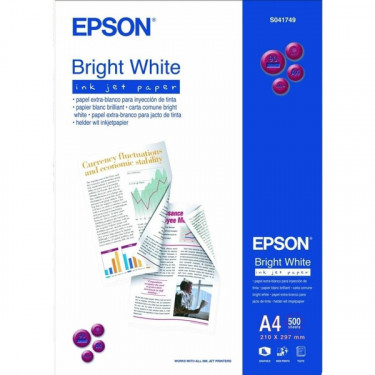 Фотопапір Bright White Ink Jet A4, 90 г/м2, 500 арк Epson (C13S041749)