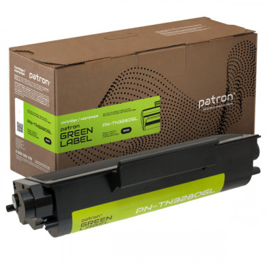 Тонер картридж сумісний Brother TN-3280 Green Label Patron (PN-TN3280GL)