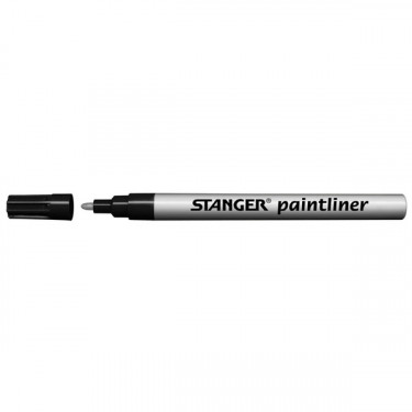 Маркер 1-2мм срібний Paint Stanger (210007)