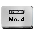 Подушка штемпельна 68х48мм чорна No.4 Stanger (380001)