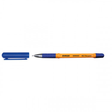 Ручка кулькова 0,7 мм, з грипом, синя Fine point Stanger (M 0.7-18000300056_18000300050)