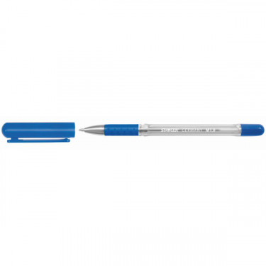 Ручка кулькова 1,0 мм, з грипом, синя Stanger (M 1.0-18000300007)
