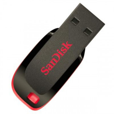 Накопичувач USB 2.0 Type-A 32GB Cruzer Blade чорний SanDisk (SDCZ50-032G-B35)
