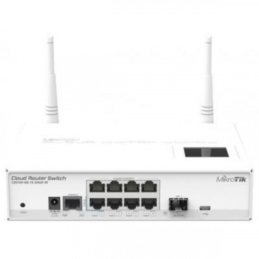 Маршрутизатор (router) CRS109-8G-1S-2HND-IN Mikrotik  (CRS109-8G-1S-2HND-IN)