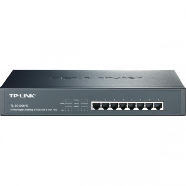Комутатор мережевий TL-SG1008PE TP-Link (TL-SG1008PE)
