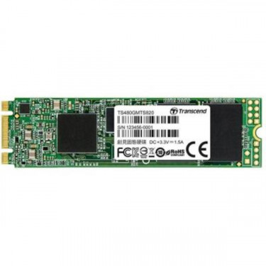 Твердотільний накопичувач SSD M.2 MTS820S 480GB Transcend (TS480GMTS820S)