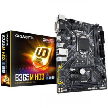 Материнська плата B365M HD3 GIGABYTE (B365M HD3)