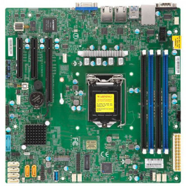 Материнська плата серверна X11SCL F SuperMicro (MBD-X11SCL-F-O)