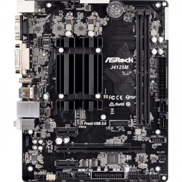 Материнська плата J4125 M Intel+CPU ASROCK (J4125M)