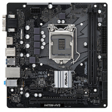 Материнська плата H470M-HVS ASROCK (H470M-HVS)