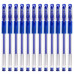 Ручка гелева 0.5 мм, з грипом, синя Baoke (PC880D/F-blue) Фото 1