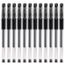 Ручка гелева 0.5 мм, з грипом, чорна Baoke (PC880D/F-black) Фото 1