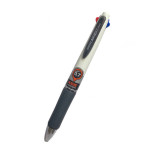 Ручка кулькова автоматична 0.7 мм, 3-колірна з грипом Agile Baoke (B50)