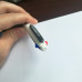 Ручка кулькова автоматична 0.7 мм, 3-колірна з грипом Agile Baoke (B50) Фото 1