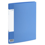 Папка пластикова  А4, з 10 файлами, синій Comix (PF10AK-BL)