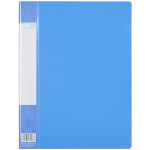 Папка пластикова  А4, з 40 файлами, синій Comix (PF40AK-BL)