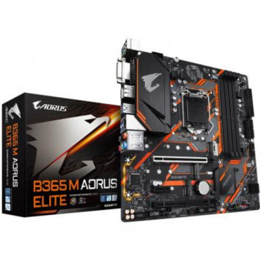 Материнська плата B365 M AORUS ELITE GIGABYTE (B365 M AORUS ELITE)