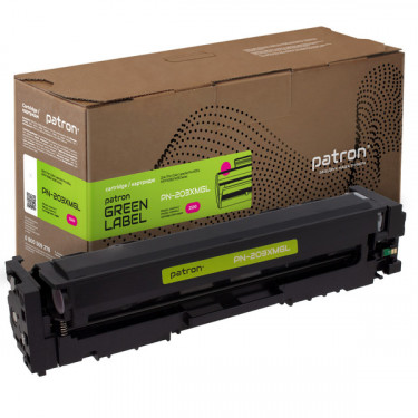 Картридж сумісний HP 203X (CF543X) пурпуровий Green Label Patron (PN-203XMGL)
