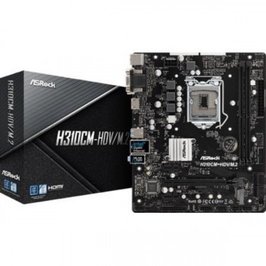 Материнська плата H310CM-HDV ASRock (H310CM-HDV/M.2)