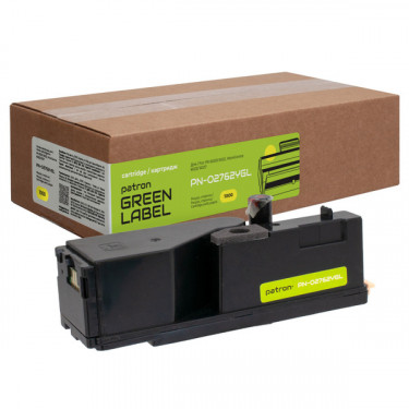 Тонер картридж сумісний XER 106R02762 Green Label, жовтий Patron (PN-02762YGL)