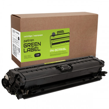 Картридж сумісний HP 307A (CE740A) чорний Green Label Patron (PN-307AKGL)