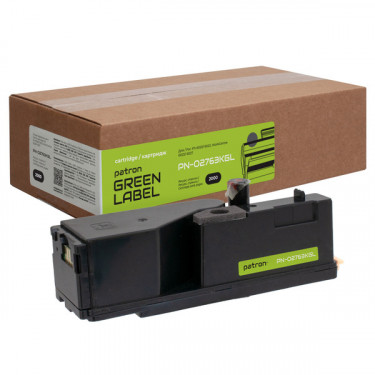 Тонер картридж сумісний XER 106R02763 Green Label, чорний Patron (PN-02763KGL)