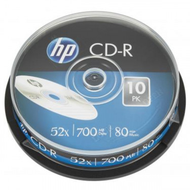 Диск CD-R, 700MB, 52Х, 10 шт, Spindle HP (69308 /CRE00019-3)