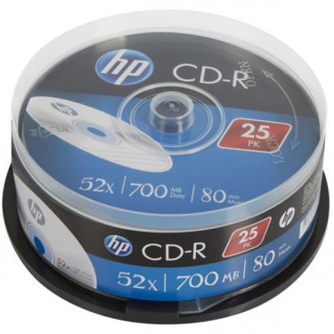 Диск CD-R, 700MB, 52Х, 25 шт, Spindle HP (69311 /CRE00015-3)